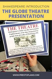 The Globe Theatre Presentation The Globe Theatre Known For Its Association With William Shakespeare Shakespeare Introduction Teaching Shakespeare Ela Writing