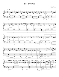 Check out these websites and apps for legal, free music downloads. Let You Go Sheet Music For Piano Solo Download And Print In Pdf Or Midi Free Sheet Music Musescore Com