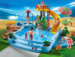 Playa Y Alberca Playmobil Pool Water Slides