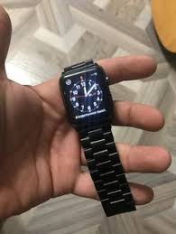 Black Apple Watch Face With Pink Band Apple Watch Sport Strand Band Link Band 44mm 42mm 40mm 38mm Series 1 2 3 4 Stainless Steel Us Fast Shipping Apple Watch Faces Apple Watch Bands Rose Gold Apple Watch Features