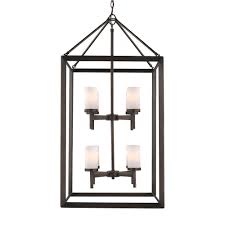 Enter your email above and click here. Smyth 8 Light Pendant Gunmetal Bronze Opal Glass Aa5u J Landon