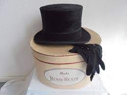 Antique Beaver Top Hat Cylinder Hat Victorian Men S Etsy Gothic Hat Beaver Hat Hair With Hat