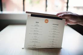 Clever Menu S For Riffle Nw By Hovercraft Via Behance Restaurant Menu Design Menu Restaurant Menu Design