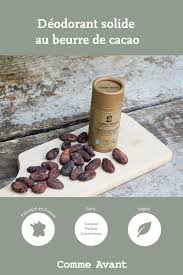 Deodorant Solide Au Beurre De Cacao Comme Avant Beurre De Cacao Deodorant Deodorant Naturel