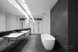 Black marble bathroom modern ideas for outdoor. New Home With Glass Walls And Indoor Outdoor Flow House Design Elegant Bathroom Bathroom Inspiration