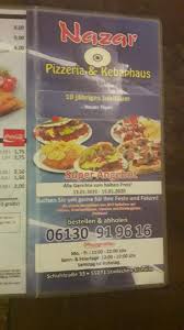 Dass die türkische küche mehr als nur döner und baklava zu bieten hat, kann mal am freitag, 22. Nazar Pizzeria Kebaphaus Stadecken Elsheim Restaurant Reviews