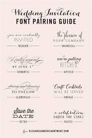 Wedding Invitation Font Pairing Guide Wedding Invitation Fonts Invitation Fonts Vintage Wedding Invitations