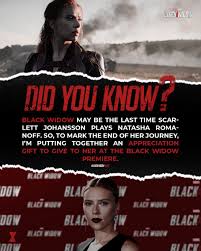 As of this writing, black widow 's official release date is still pending. Black Widow Movie Source On Twitter This May Be The Last Time Scarlettjohansson Plays Natasha Romanoff And I Wanted To Do Something Special To Mark The End Of Her Journey
