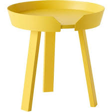 Muuto Around Small Coffee Table Yellow 360 Liked On Polyvore Featuring Home Furniture Tables Small Coffee Table Coffee Table Size Yellow Coffee Tables