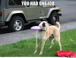 Link's out of a job. You Had One Job Dog By Ben Meme Center