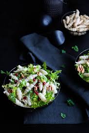 Salade Composee Aux Crosnes Noel Vegan Aime Mange Recette Salades Composees Salade Alimentation