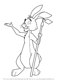 Rabbit Is One Of The Lead Characters Of The Series And He Is A Weird Creature With A Complex Charact Winnie The Pooh Drawing Rabbit Drawing Owl Winnie The Pooh