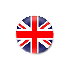 Bandera de interior de sobremesa. Chapa Bandera Britanica Inglaterra