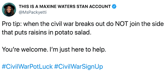 December 27, 2001 ebook #4300 [most recently updated: How To Make Civil War Potato Salad Meme