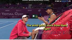 Mihaela buzărnescu is a romanian professional tennis player. Mihaela Buzarnescu Tense Snapping At Coach On Court Coaching Youtube