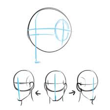 比率のバランスから学ぼう 斜め顔と斜め後ろから見た顔の描き方 いちあっぷ 顔 描き方 顔のスケッチ 描画チュートリアル