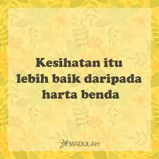 Madulah Vibes Kesihatan Itu Lebih Baik Daripada Harta Benda