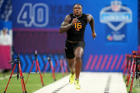 Best photos of Iowa football RB Kaleb Johnson at NFL Scouting Combine
