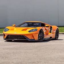 Ford Gt Painted In The Lamborghini Color Arancio Borealis Photo Taken By Davidmullis On Instagram Owned By Andyfrisel Ford Gt Super Cars Super Sport Cars