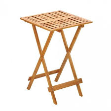 Wood Folding Tray Table Tray Table Fold Away Table Rectangular Table