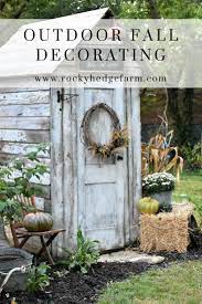 Remove any sod and use a rake to level the area for the path. Simple Fall Outdoor Decorating Ideas Fall Outdoor Decor Rustic Industrial Decor Diy Rustic Bedroom Decor Diy