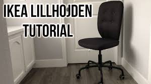 This sturdy desk is built to outlast years of coffee and hard work. Ikea Lillhojden Office Chair Tutorial Youtube