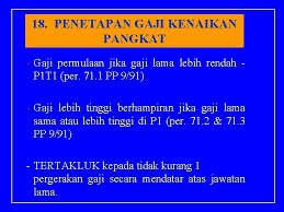 Jadual gaji bagi pegawai yang belum. Go A Lantikan Dan Kenaikan Pangkat Go B