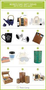 Choose the best gift for your specific a: Boss S Day Gift Ideas The Give Back Bosses Day Gifts Bosses Day Gifts For Boss