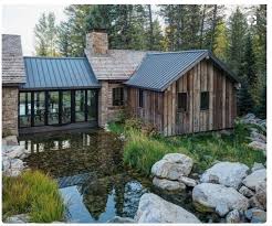 I Keep Coming Back To This Stone Wood Steel Glass Water Belle Maison Architecture De Maison Maison Bois