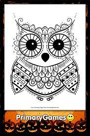 Everyone's talking about superb owls! Cute Owl Coloring Page Free Printable Pdf From Primarygames