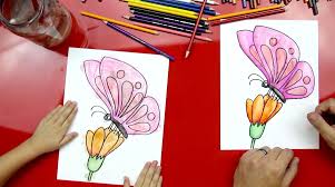 See more ideas about drawings, butterfly art, butterfly drawing. Easy Pencil Drawings Of Flowers And Butterflies With Colours