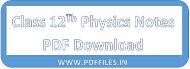 Our hindi medium notes for class 12 chemistry are prepared as per ncert syllabus guidelines. Class 12th Physics Notes Chapterwise Notes Download Pdf