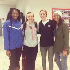 Last year alone, she had finished first on the podium. Katie Ledecky Daily On Twitter A Couple American University Volleyball Players Met Katie Ledecky Today