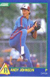 Maybe you would like to learn more about one of these? 1989 Score Hottest 100 Rookies 63 Randy Johnson Nm Mt
