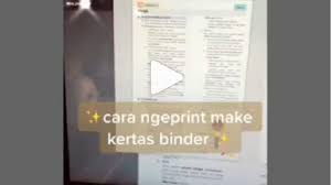 Dihalaman ini anda akan melihat gambar di kertas bergaris yang menarik! Video Cara Print Pakai Kertas Binder Viral Di Medsos Begini Tahapannya Warta Kota