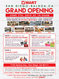 Add to wish list add to compare. Grand Opening H Mart San Diego Balboa Store