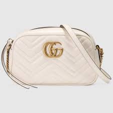 White Leather Gg Marmont Small Shoulder Bag Gucci Us Shop key designer brands at up to 70% off rrp authenticity guaranteed. gg marmont small shoulder bag