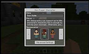 Npcs are no longer summonable using / summon, but can still be spawned via mob editing, and still available in a world if one was spawned in a previous version. Adding Non Player Characters Npcs Minecraft Education Edition Support