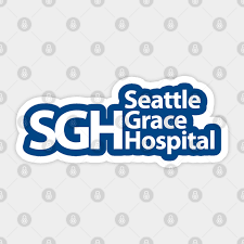 Seattle grace hospital est actuellement en construction. Seattle Grace Hospital Greys Anatomy Naklejka Teepublic Pl