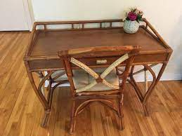 Discover the perfect bamboo rattan furniture piece for your household needs today. Best Vintage Bamboo Rattan Desk Chair Made In The Philippines For Sale In Montreal Quebec For 2021