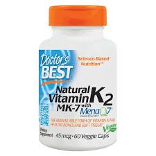 Best vitamin d3 and k2 supplements 2021: Doctor S Best Natural Vitamin K2 Mk 7 With Menaq7 45 Mcg 60 Veg Caps Swanson Health Products