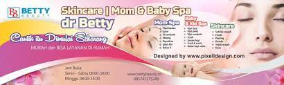 Contoh desain spanduk salon san kreatif. Contoh Banner Spa Skin Care Salon Betty Beauty Spanduk Spa Kecantikan