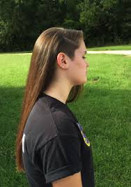Partial Side Shave For Long Hair Shaved Side Hairstyles Undercut Long Hair Long Hair Styles