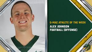 🏈FB: Congratulations to QB Alex Johnson for being named the G-MAC  Offensive Athlete of the Week for the second time this season! In  Saturday's win at Walsh, he threw for 403 yards
