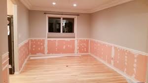 Traditional wainscot designs in white or dark shades can add sophisticated trim, with either straight or beveled edges, to a living room, dining room, or study. How To Diy Wainscoting The Created Home