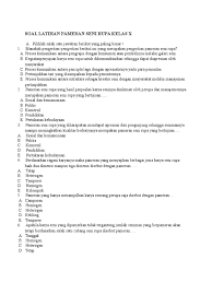 Check spelling or type a new query. Soal Latihan Pameran Seni Rupa Kelas X