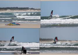 É uma praia oceânica situada na costa de portugal — península ibérica — no concelho de viana do castelo, banhada pelo oceano atlântico. Viana Do Castelo Windsurfen Am Praia Do Cabedelo