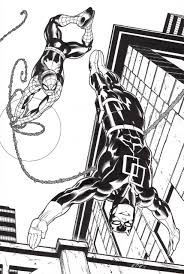 Daredevil And Spider Man By Ed Mcguinness Daredevil Art Comic Book Artwork Comic Books Art