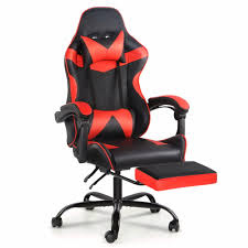 Habitat padded faux leather folding office chair. Artiss Gaming Office Chair Computer Desk Chairs Seat Racing Recliner Racer Red Bunnings Australia