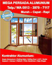 Perlu anda ketahui, dulunya kebanyakan pintu memang terbuat dari kayu, namun saat ini kebanyakan pintu yang digunakan terbuat dari aluminium. Murah Telp Wa 0813 3970 7117 Lem Kusen Aluminium Boyolali Pintu Kaca Hias Boyolali Klaten Boyolali Windows